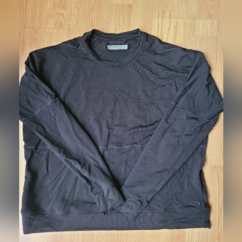 Icebreaker black long sleeve size large